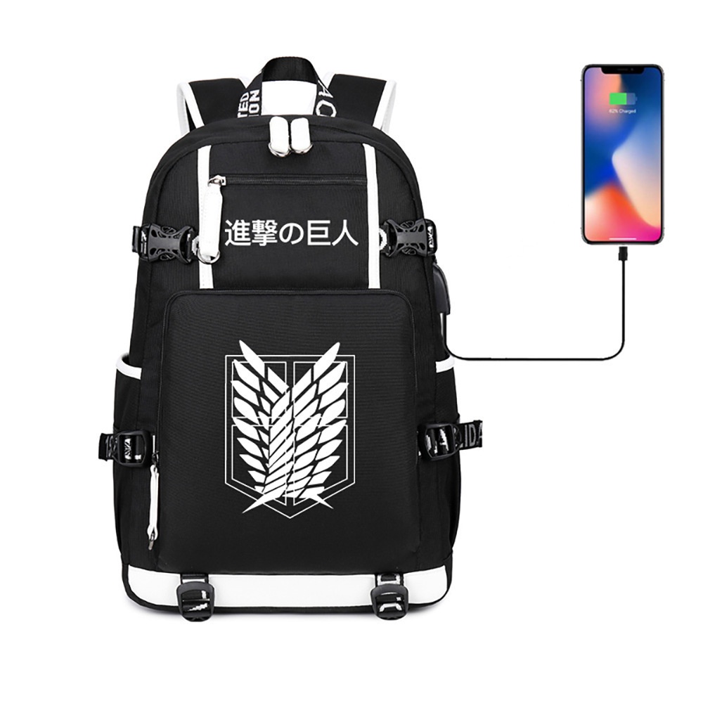 Ba Lô Đi Học Họa Tiết Anime Attack on Titan Cá Tính