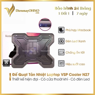 Đế Tản Nhiệt Laptop Gaming N27 Quạt Fan Tản Nhiệt Cooler Master Laptop - OHNO VIỆT NAM
