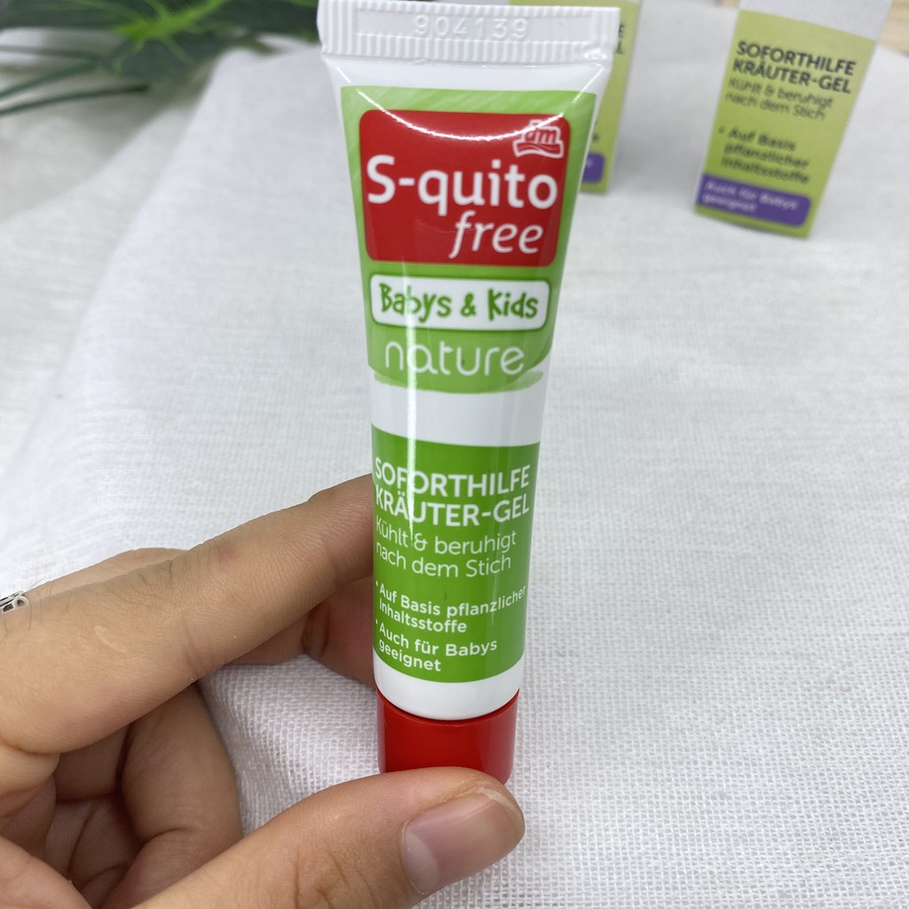 Kem bôi muỗi đốt , côn trùng cắn S-Quito Free Babys & Kids 15ml giảm ngứa giảm sưng sau khi bị đốt