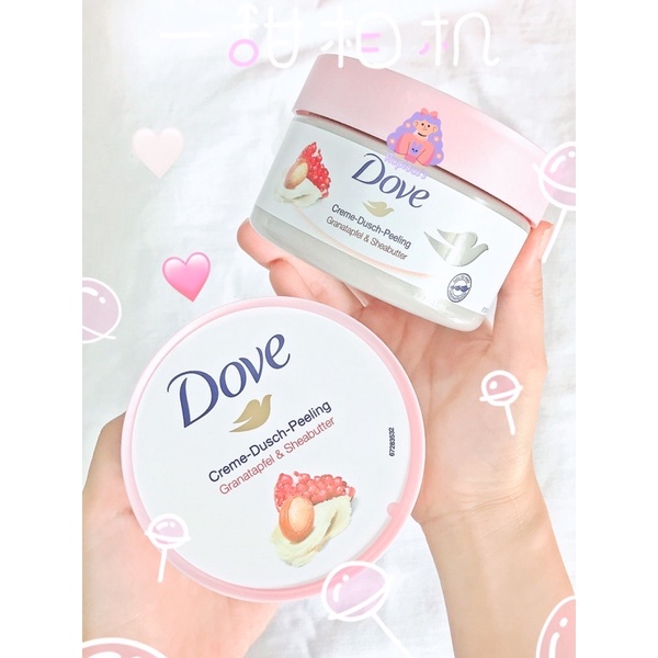 Tẩy tế bào chết body Dove Cream Dusch Peeling