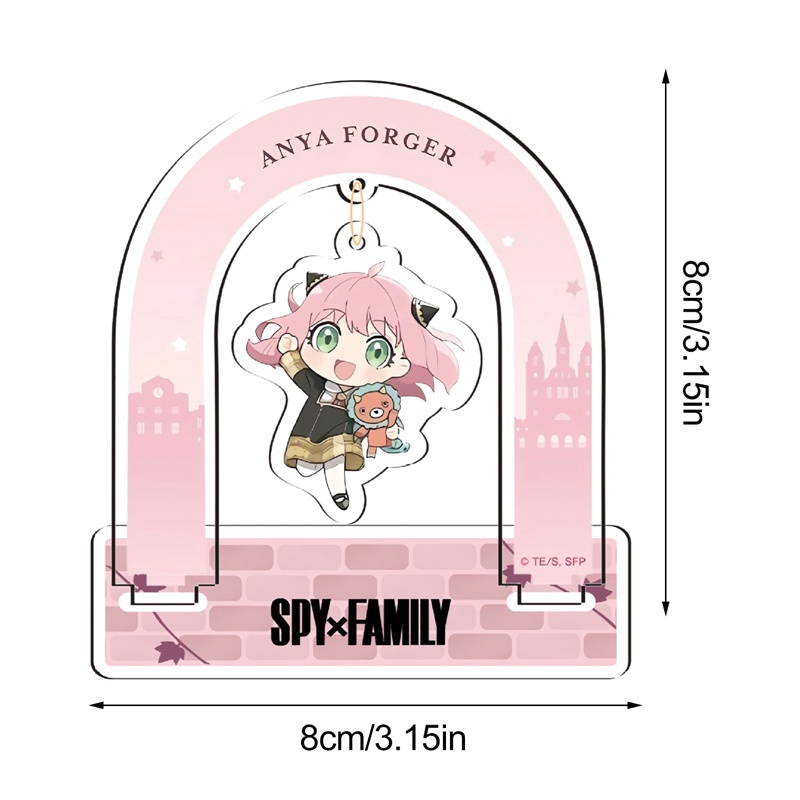 Mô Hình Búp Bê Loid Anya Yor Bond 8CM Trong Phim Spy X Family