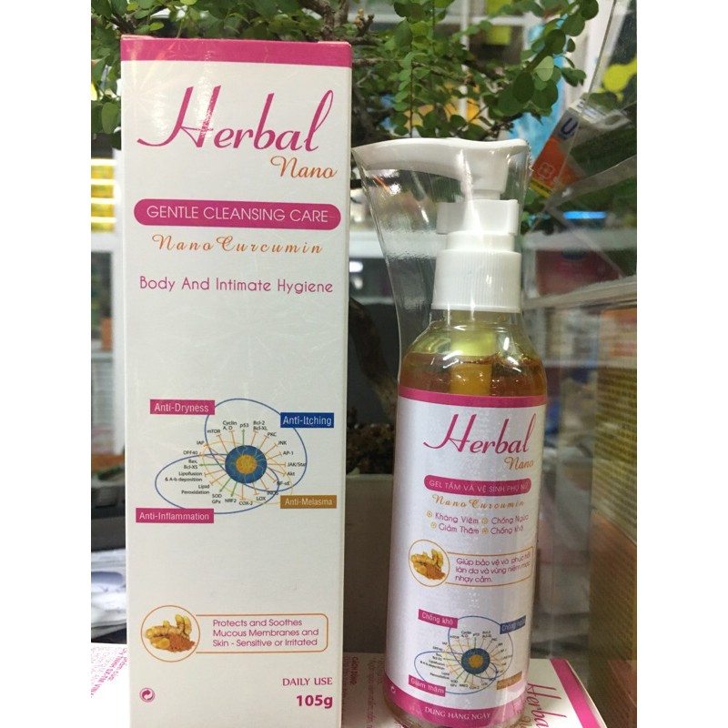 Gel tắm và vệ sinh phụ nữ Herbal Nano