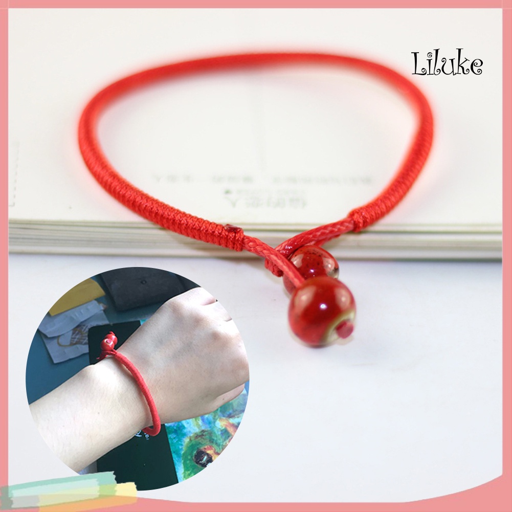 Vòng Tay Hợp Kim Trang Trí Hạt Sứ Xâu Chuỗi Xinh Xắn Cho Nữ