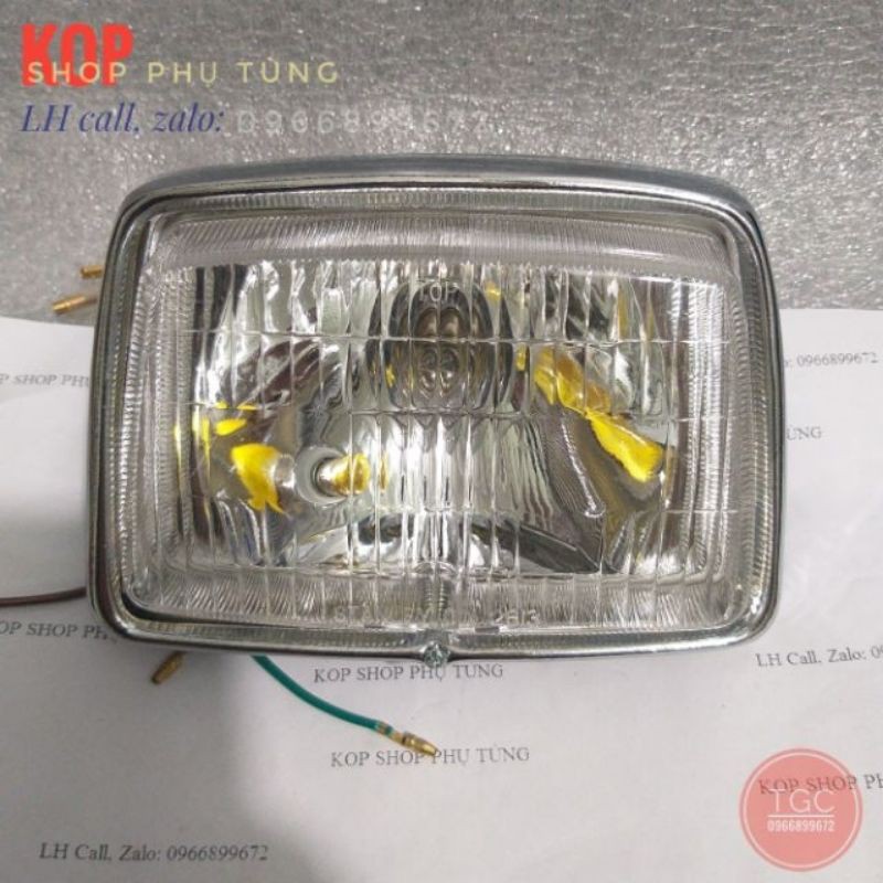 cụm pha xe cub 82 sẵn đui bóng