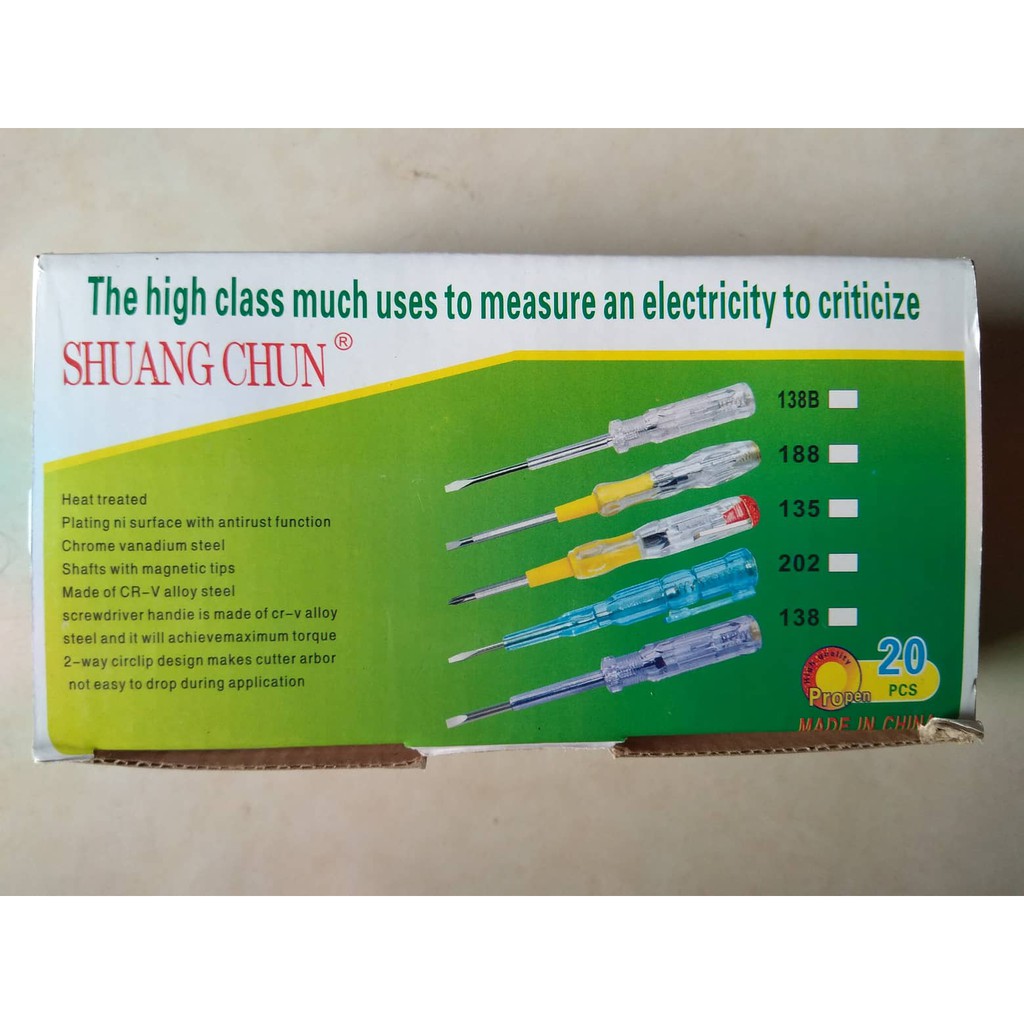 20 bút thử điện đa năng đẹp ( 1 hộp )