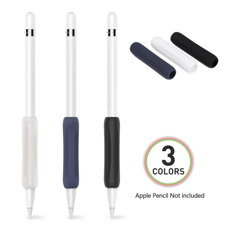 Set 3 giá đỡ bảo vệ bút bằng silicone chống trầy xước thích hợp cho Apple Pencil 1 2/iPad Touch Pen Case 2nd