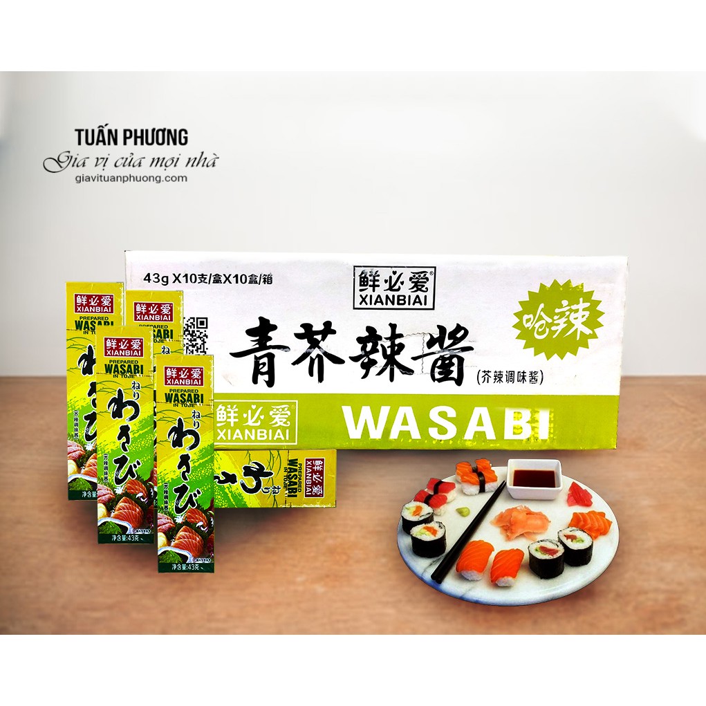 Mù Tạt Wasabi Vàng 43 Gam ( Tuýp )