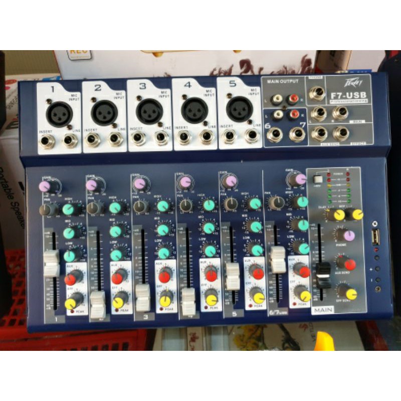 Mixer Peavey F7-Usb Bluetooth Livestream
