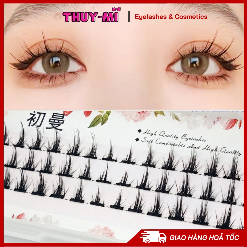 Mi giả chùm tự nối B09 tự nhiên long lanh