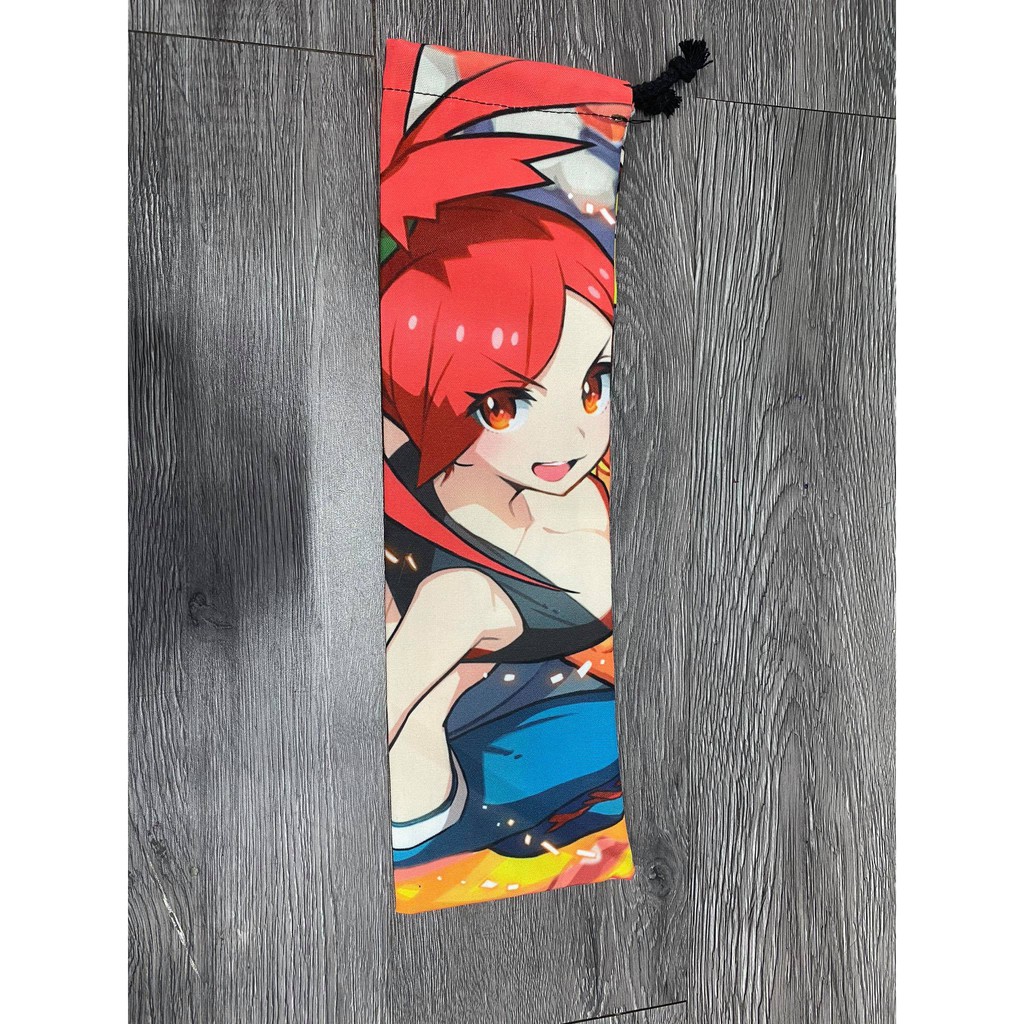 [ Dưa Hấu Yugioh ] Túi bảo vệ bàn đấu bài Playmat Pokemon Flannery dùng để chơi card game