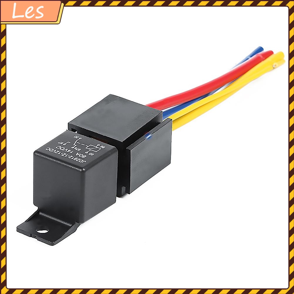 Rơ le tự động 5 dây JD2912 12V DC 80A cho xe hơi