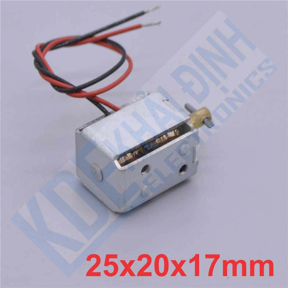 nam châm điện 6-12Vdc, 15mm 33g kde2577