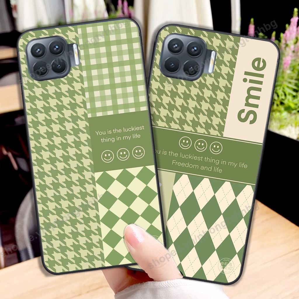 Ốp lưng Oppo A73 / A93 trái tim gấu thể thao , smile mặt cười cực cute
