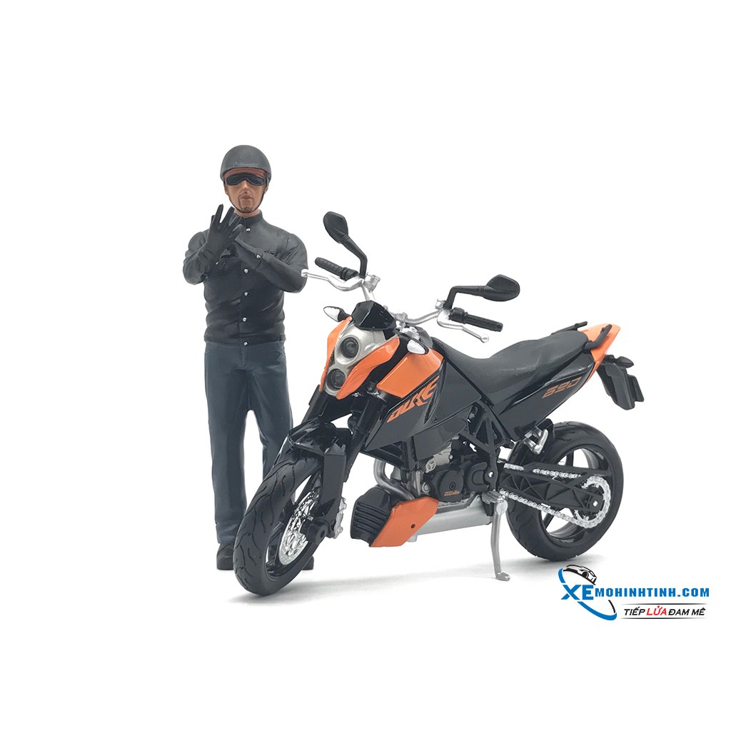 XE MÔ HÌNH KTM 690 DUKE 1:12 MAISTO (CAM)