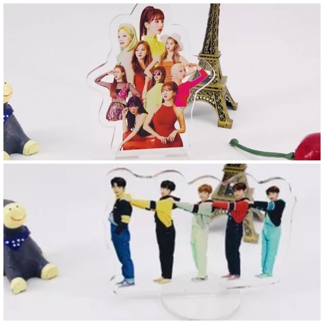 Standee mica Twice TXT (tượng mica)