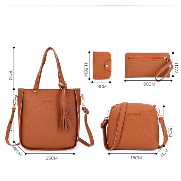 Set 4 Túi Xách Nữ Thời Trang