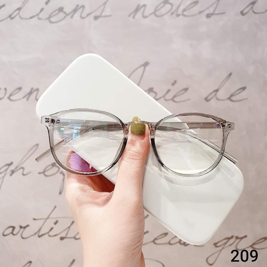 Mắt Kính Gọng Cận Dẻo Tr209 From Tròn Hàn Quốc