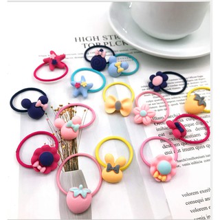 SET 10 DÂY CỘT TÓC NHIỀU MÀU DỄ THƯƠNG