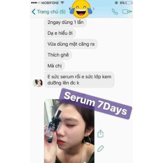 Serum 7 day Mwhite phục hồi da