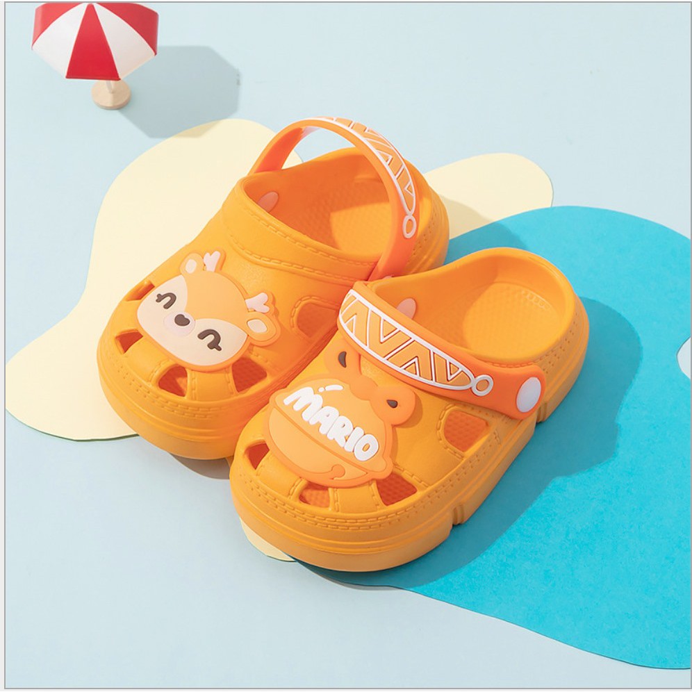 Dép cho bé trai và bé gái siêu nhẹ chống trượt chính hãng Mario