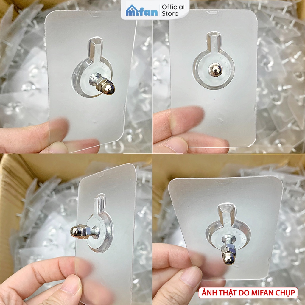 Móc đinh treo gọng kính ảnh/kệ để đồ dán tường không để lại dấu vết