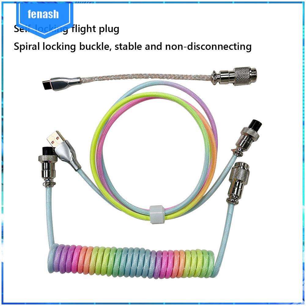 ✪Dây Cáp Nối Bàn Phím Cơ RGB 2.8m Type C USB