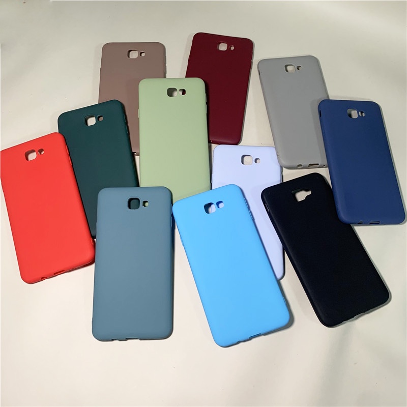 Ốp Điện Thoại TPU Mềm Mỏng Màu Kẹo Cho Samsung Galaxy J5 J7 Prime J4 Plus A5 2017 A520