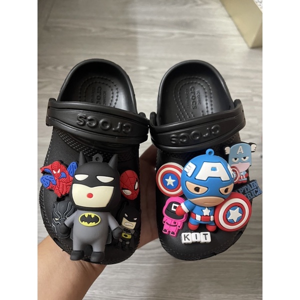 Dép nam đen bát man kh KIT