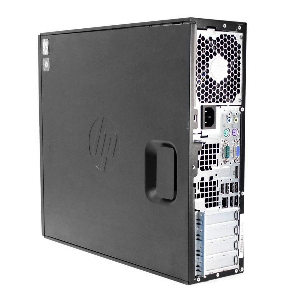 Cây máy tính để bàn tốc độ cao HP 6300 Pro Sff, E01S (CPU i3 - 2100, Ram 4GB, SSD 128GB, DVD) tặng USB Wifi, Bh24 thang