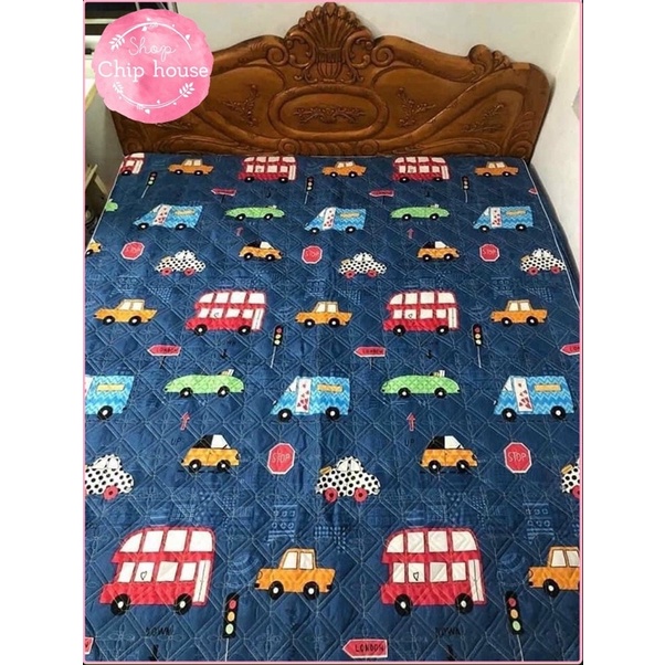 Ga Chun Trần Bông Cotton Poly, Ga Trải Giường Nhiều Kích Thước lựa chọn.