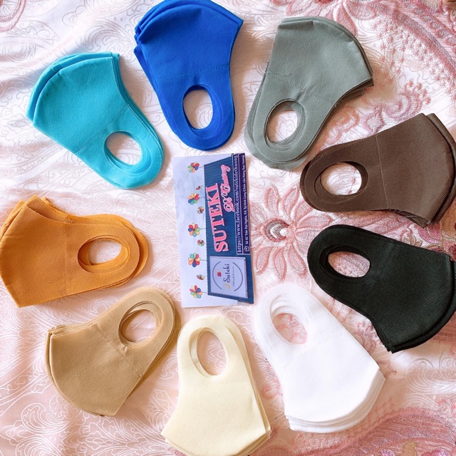 🌙Suteki: Combo 10 Khẩu trang 3D 2 lớp kháng nước, không co dãn, kiểu dáng thời trang | BigBuy360 - bigbuy360.vn