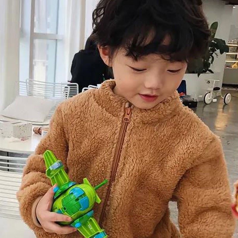 Áo Khoác Lông Mịn Cho Bé Trai Bé Gái- Hàng Quảng Châu -HuyềnTrangQate