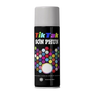 Sơn phun tiktak t300 bright silver 400ml