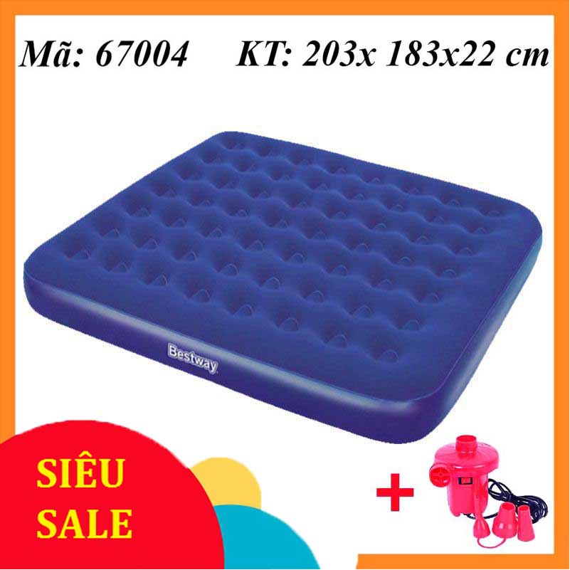 Đệm Hơi Đệm Hơi Cao Cấp Bestway Kèm Bơm Điện 2 Chiều [ Chọn Mã] BH 12 Tháng