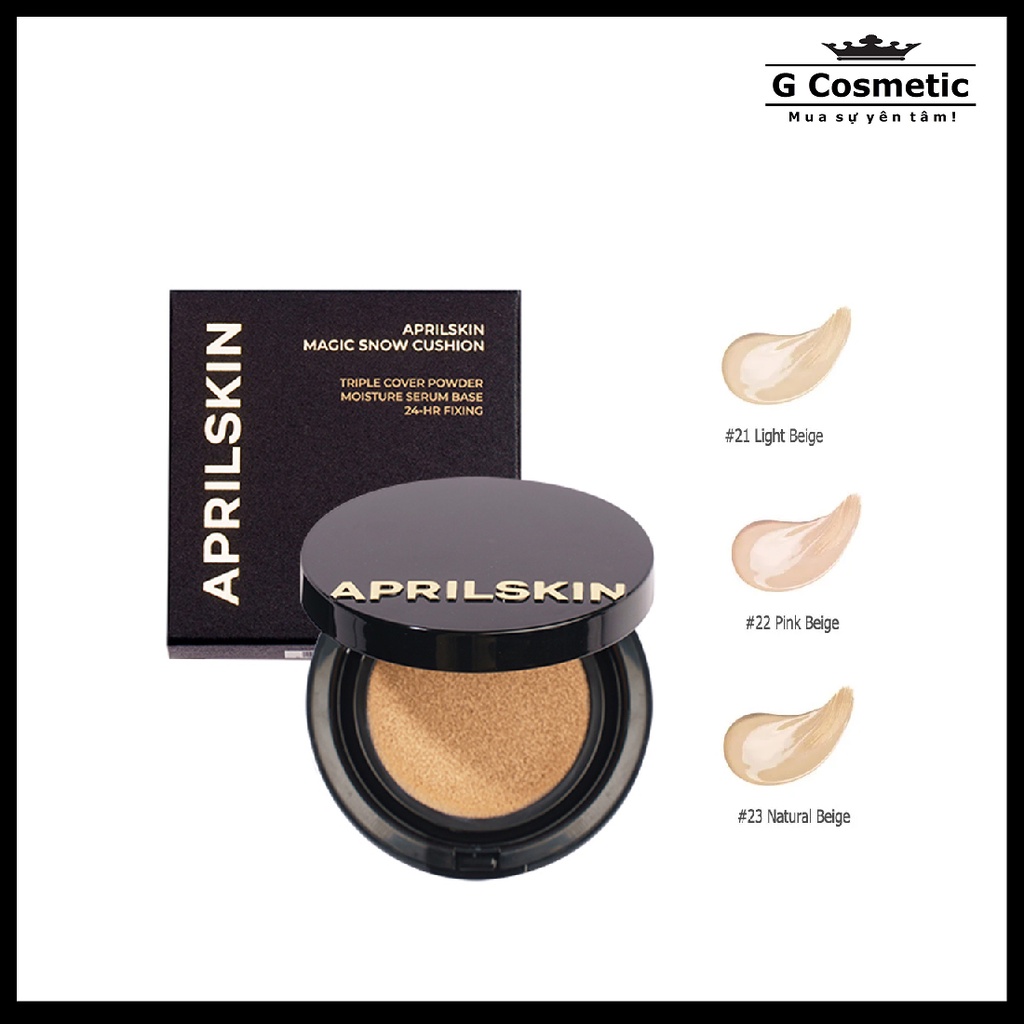 Phấn Nước April Skin Magic Snow Cushion Chống Nắng SPF 50++