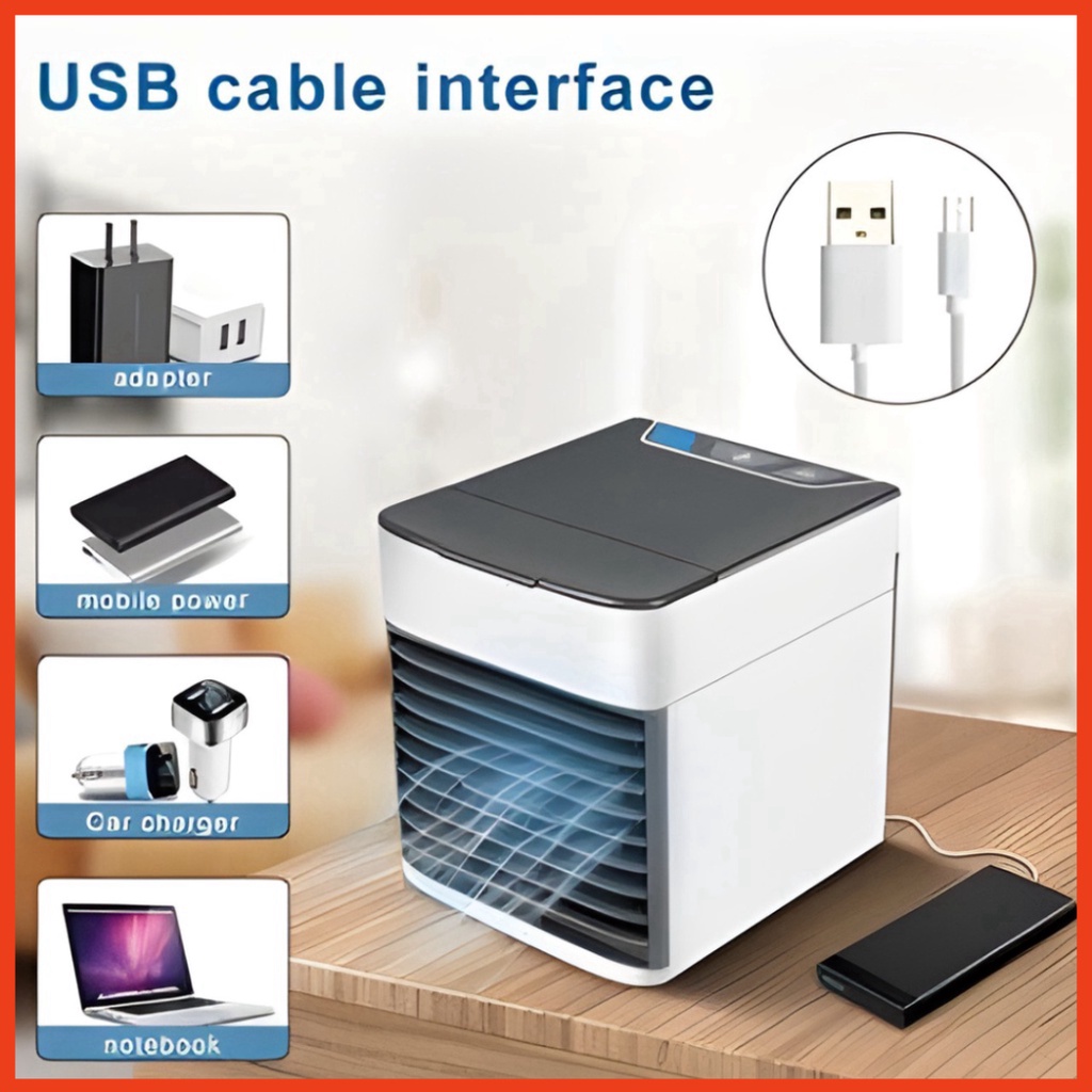 Quạt Điều Hòa Mini Để Bàn Nhỏ Gọn - Điều Hoà Hơi Nước Mini Siêu Mát