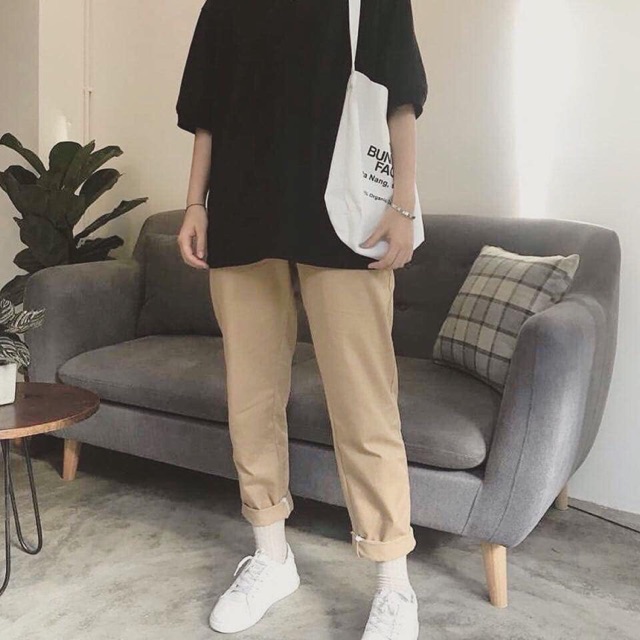 Quần kaki thụng ( cực truất, chất kaki đứng mà mềm mại, bảng màu chụp thật ) | BigBuy360 - bigbuy360.vn
