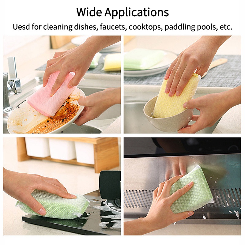 Mút Xốp Rửa Chén Đa Năng Tiện Dụng Cho Nhà Bếp