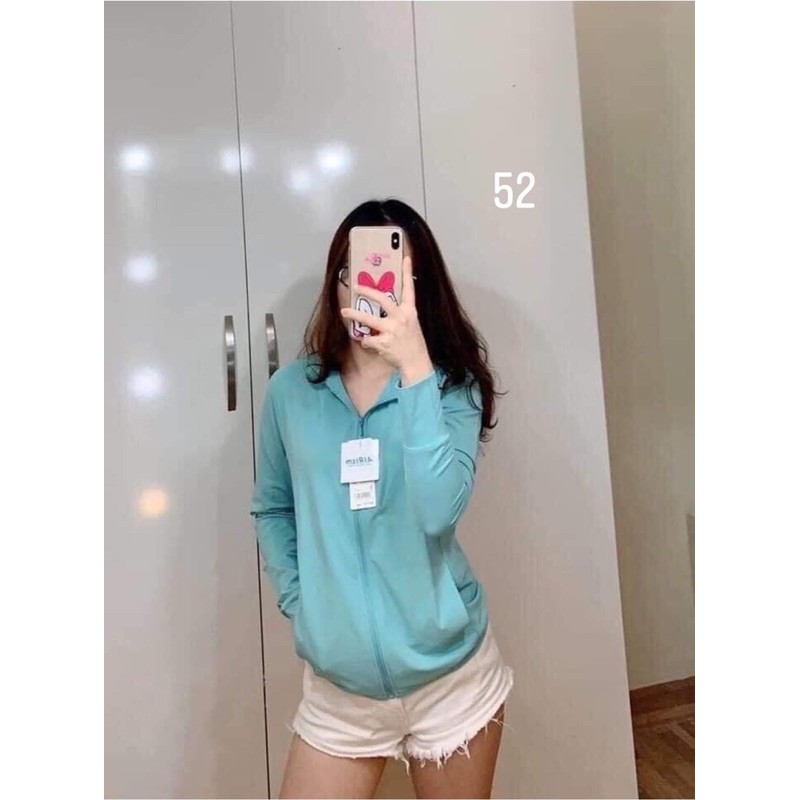 Áo Chống Nắng Thun Lạnh Airism Có Mũ Uni QL0 | BigBuy360 - bigbuy360.vn
