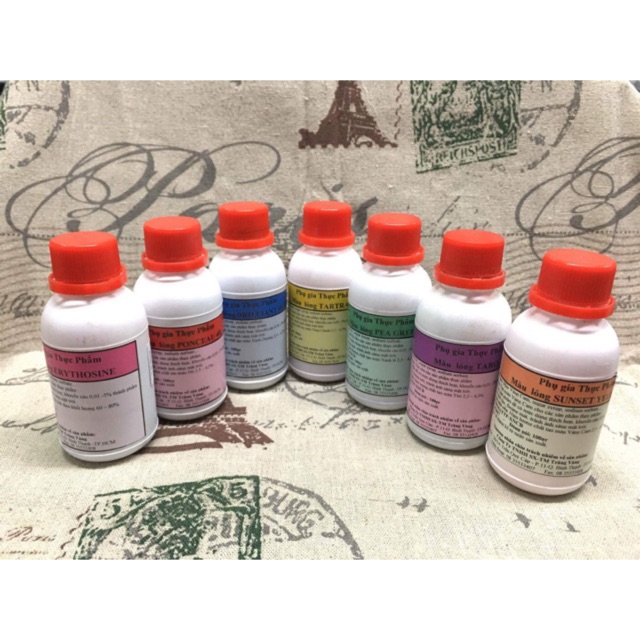 MÀU NƯỚC PHA DẦU - PHA SÔ CÔ LA 100GR - MÀU NƯỚC THỰC PHẨM