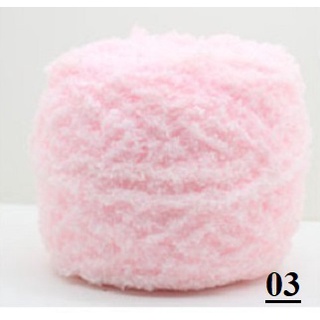LEN BÔNG XÙ -  sử dụng đan móc áo khăn mũ,chăn ,thảm thú. Len mềm,ấm siêu nhẹ