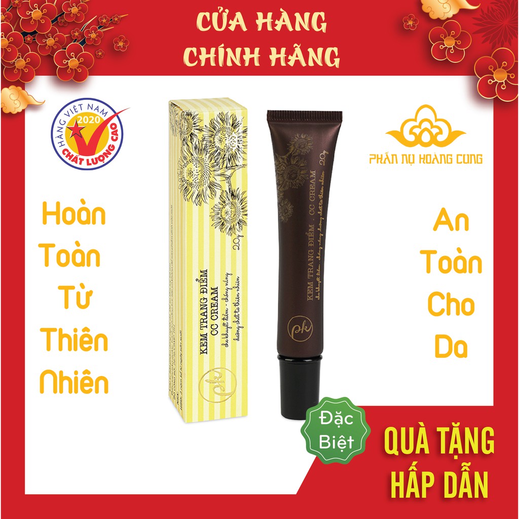 Kem Che Khuyết Điểm, Kem Nền Trang Điểm CC cream Phấn Nụ Hoàng Cung 30ml