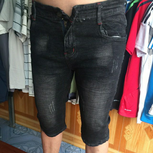 Quần ngố bò đen THANH LÝ có đến size 32