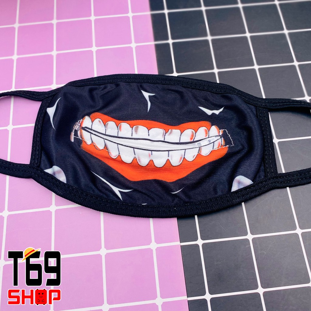 Khẩu Trang Kaneki - Anime Tokyo Ghoul (Có dây kéo) | BigBuy360 - bigbuy360.vn