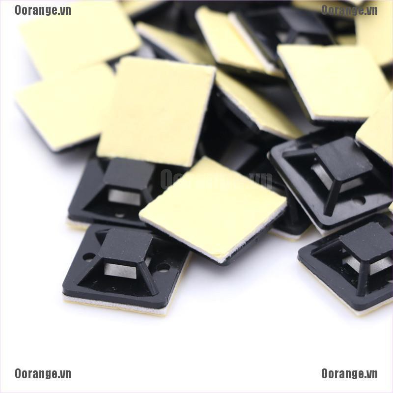 Bộ 100 Đế Nhựa Tự Dính Chất Lượng Cao Kích Thước 20X20X