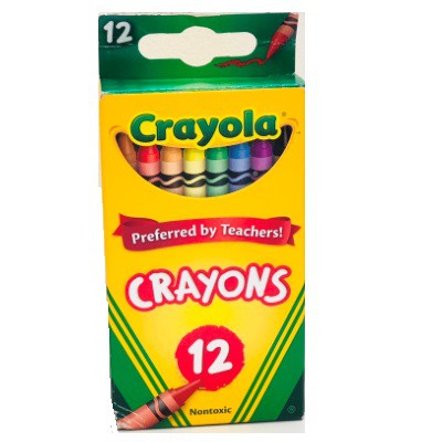 Bộ bút sáp 12 màu crayola