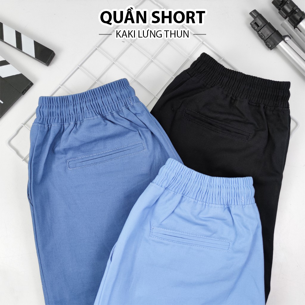 Quần short nam kaki 💥FREESHIP💥 Quần đùi nam mã TT11 thể thao dáng lửng tập gym co giãn có chun mùa hè | BigBuy360 - bigbuy360.vn