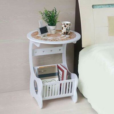KỆ BÀN TRÒN GỖ ĐỂ ĐẦU GIƯỜNG ĐA NĂNG VÀ CỰC SANG TRỌNG