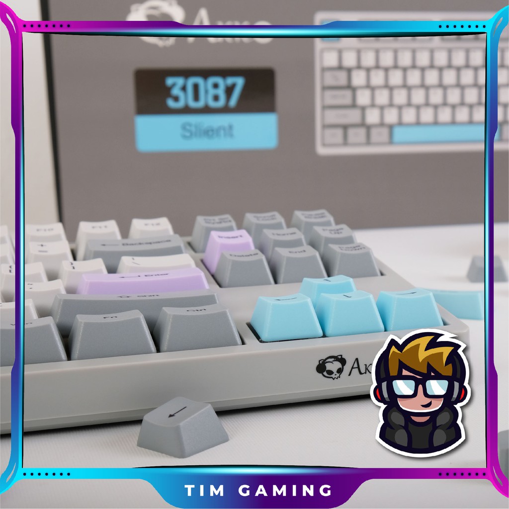 [Mã 254ELSALE giảm 7% đơn 300K] Bàn phím cơ AKKO 3087 Silent | Keycap PBT | 87 phím | Tặng kèm 18 keycap