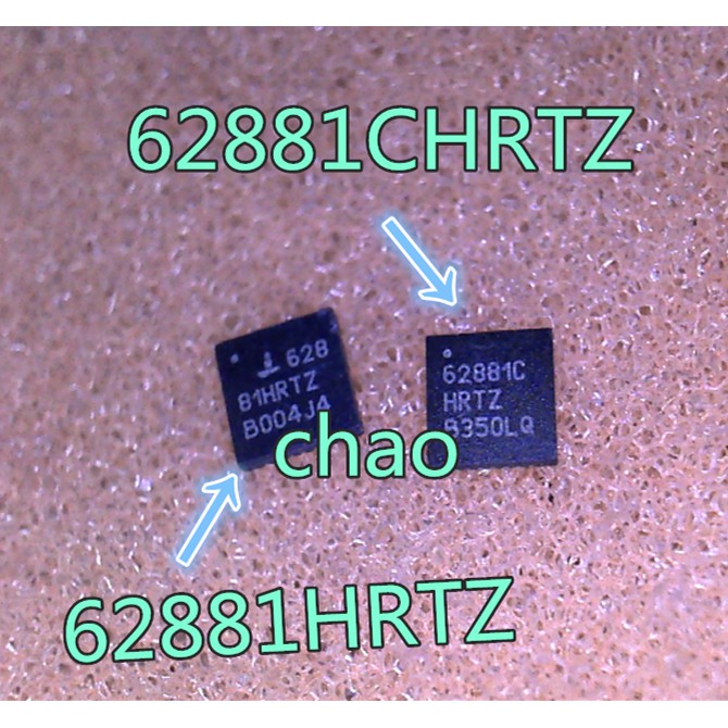 ISL62881CHRTZ ISL62881HRTZ ISL62881C ISL62881 62881 628 ic quản lý nguồn trên mainboard